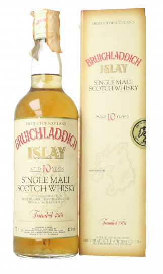 Bruichladdich Islay  Scotch Whisky 10 Year old - Bot. in The 80's 75cl 43% OB-