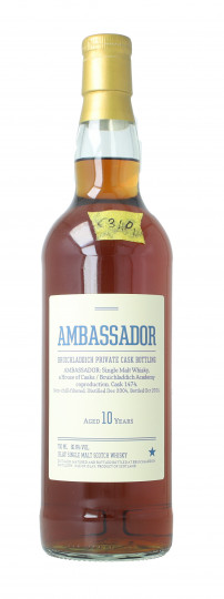 Bruichladdich Islay  Scotch Whisky 10 Years old 2004 2015 70cl 60% Ambassador cask 1474