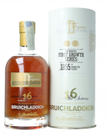 Bruichladdich Islay  Scotch Whisky 16 year old 70cl 46% Ob-leognan wood