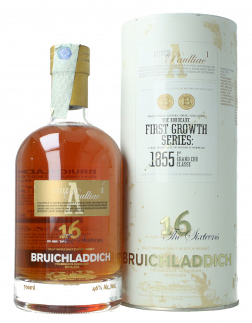 Bruichladdich Islay  Scotch Whisky 16 year old 70cl 46% Ob-Pauliac 1 wood