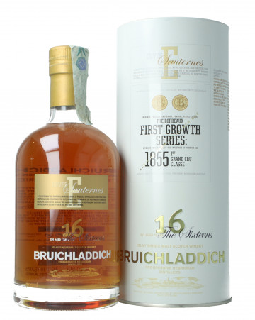 Bruichladdich Islay  Scotch Whisky 16 year old 70cl 46% Ob-Sauternes wood