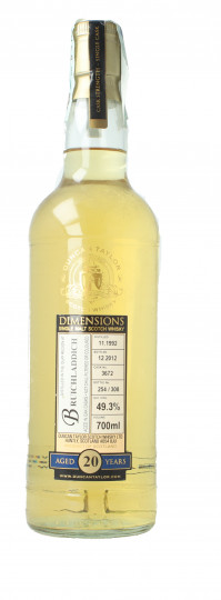 Bruichladdich Islay  Scotch Whisky 20 year old 1992 2012 70cl 49.3% Duncan Taylor - cask 3672