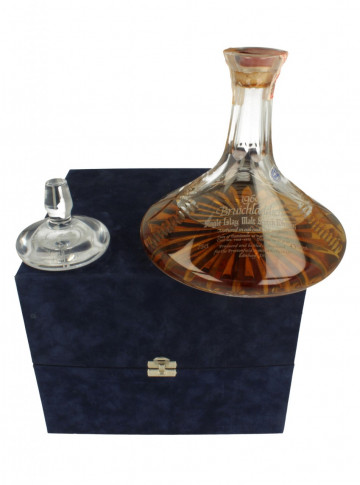 Bruichladdich Islay Scotch Whisky 20yo 1969 1990 43% Signatory  -Prestonfield house Crystal decanter