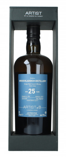 Bruichladdich Islay  Scotch Whisky 25  Years old 1993 2018 70cl 46.9% LMDW Artist cask 1640