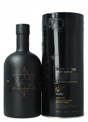 Bruichladdich Islay Scotch Whisky 26 Year Old 1990 70cl 46.9% OB-Black Art