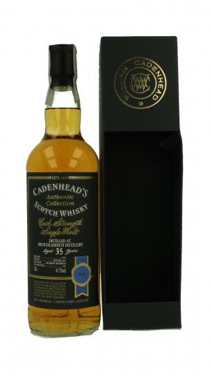 Bruichladdich Islay  Scotch Whisky 35 Years Old 1979 2015 70cl 41.7% Cadenhead's - Authentic Collection