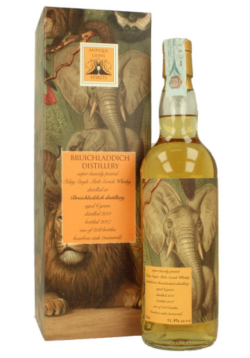 BRUICHLADDICH (oct) 6yo 2011 2017 70cl 51.9 % Antique Lions of Whisky Heavely Peated