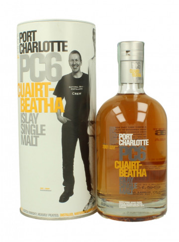 Bruichladdich  Port Charlotte Islay Scotch Whisky 2001 2007 70cl 61.1% OB PC6