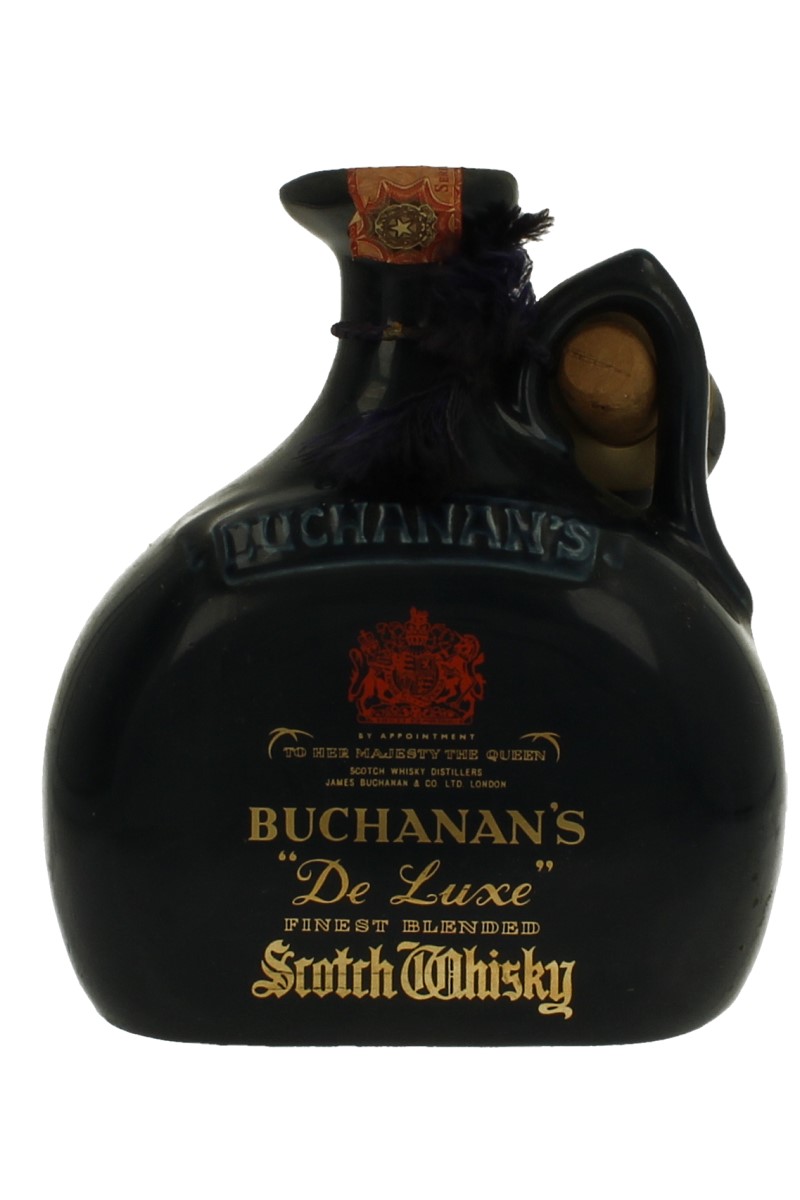 BUCHANAN'S DE LUXE Blended Scotch Whisky 12 years old Bot. in the 60'S /70's 75cl 43 Decanter
