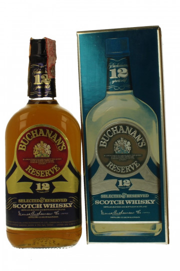 BUCHANAN'S Reserve Blended Scotch Whisky 12 Years Old Bot 70-80's 70cl 40% James Buchanan