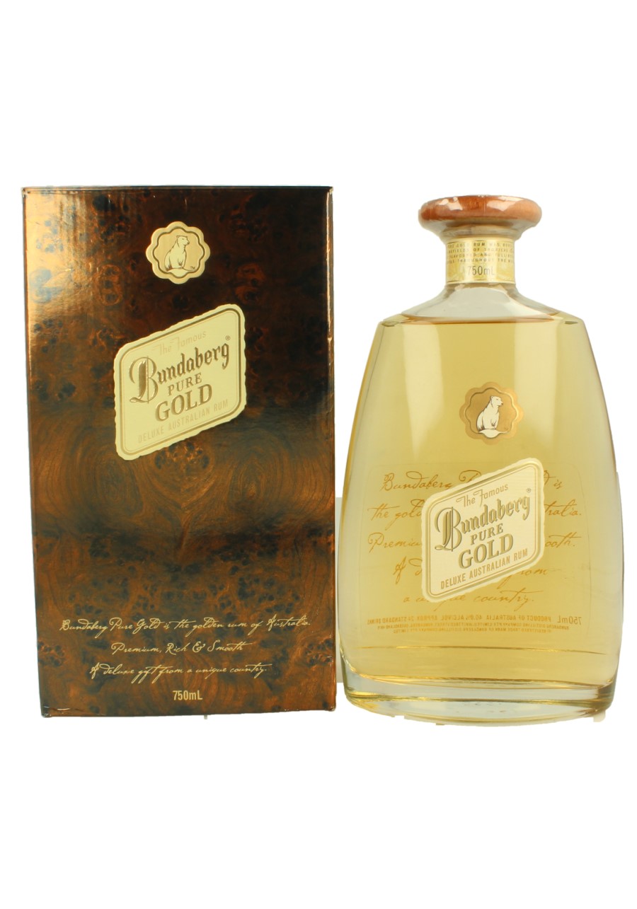 Bundaberg pure GOLD　 バンダバーグピュアゴールド750ml BUNDABERG RUM PURE GOLD 70 CL 40 % - Products - Whisky Antique
