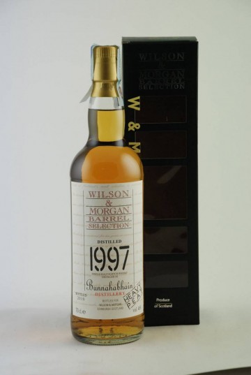 BUNNAHABHAIN 1997 70 CL 46% HEAVY PEAT WILSON & MORGAN