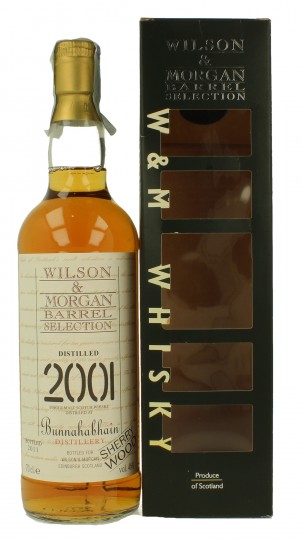 BUNNAHABHAIN 2001 2011 70cl 46% Wilson & Morgan