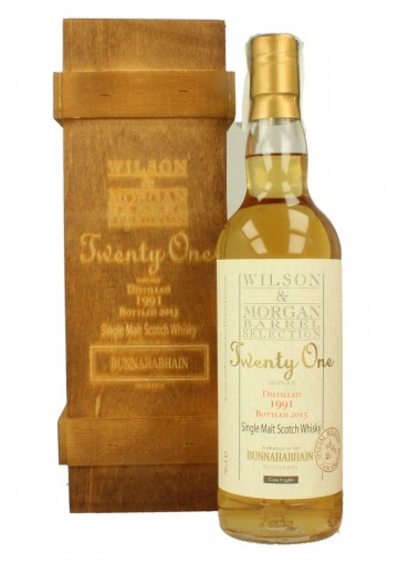 BUNNAHABHAIN 21yo 1991 2013 70cl 46.7% Wilson & Morgan - #5480