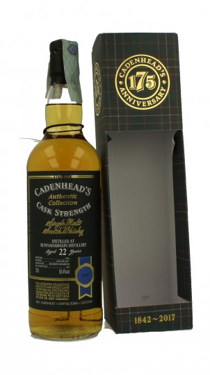 BUNNAHABHAIN 22 Years old 1994 2017 70cl 50.4 % Cadenhead's - Authentic Collection