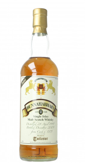 BUNNAHABHAIN Islay Scotch Whisky 12 year old 1997 2009 70cl 46% Cask 5375
