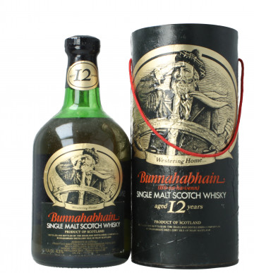 BUNNAHABHAIN Islay Scotch Whisky 12 year old - Bot. in The 70's 75cl 43%