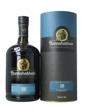 BUNNAHABHAIN Islay Scotch Whisky 18 Year old 70cl 46.30% Small Batch