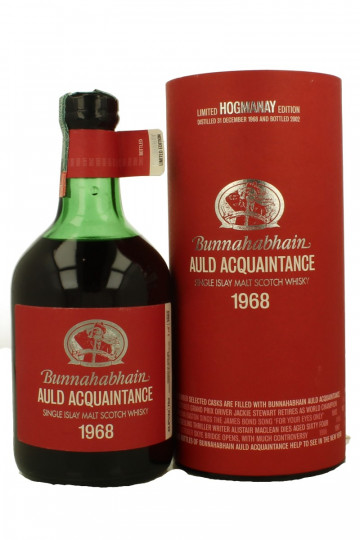 BUNNAHABHAIN Islay Scotch Whisky 1968 2002 70cl 43.8% OB- Auld Acquaintance