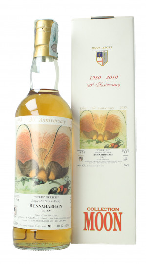 Bunnahabhain Islay  Scotch Whisky 1976 2010 70cl 46% Moon- 30th anniversary