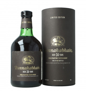 BUNNAHABHAIN Islay Scotch Whisky 34 Years Old 70cl 43.5%