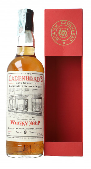 BUNNAHABHAIN Islay Scotch Whisky 9 Years old 70cl 57.8% Cadenhead's - single cask whisky shop Berlin