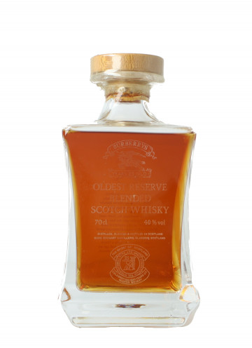 BURBERRYS' BLENDED Scotch Whisky 25 year old 70cl 40% Crystal decanter Burn Stewart