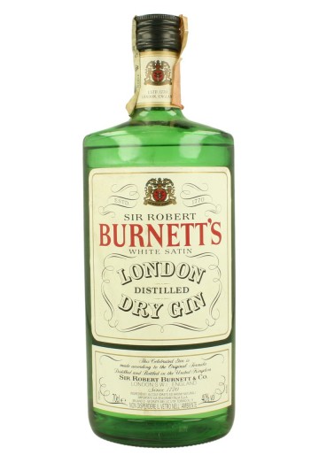 BURNETT'S Gin Bot.90's 70cl 40%