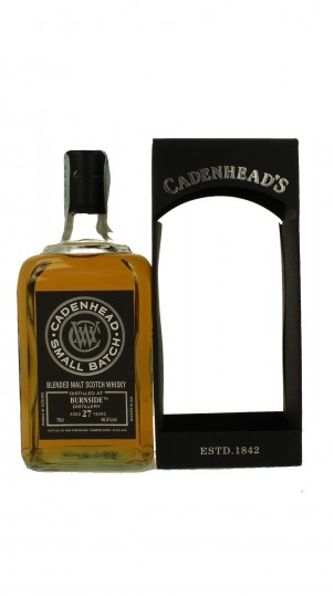 BURNSIDE (Balvenie) 27 Years old 1989 2016 70cl 46.5% Cadenhead's - Small Batch