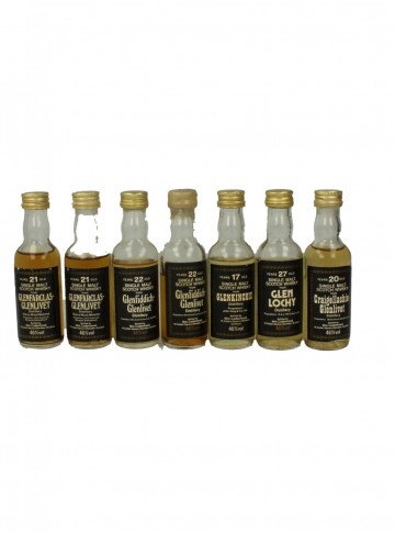 CADENHEAD'S 5CL 7 VERY RARE  MINIATURES  GLENFARCLAS-GLENFIDDICH-GLENLOCKY-.....