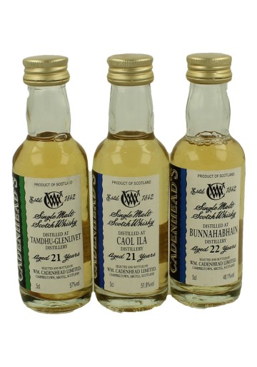 CADENHEAD'S mix 3x 5cl Very rare Miniatures