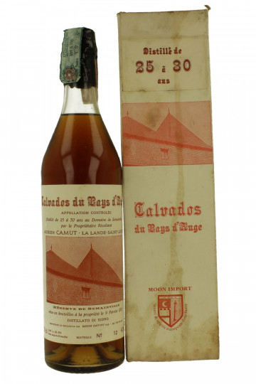 CALVADOS DU PAYS D'AUGE  ADRIEN CAMUT 25-30 years old bottled 2001 70cl 40%