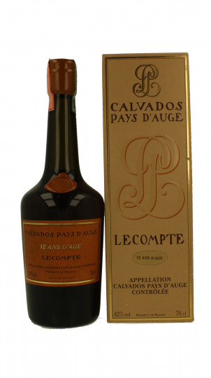 CALVADOS Le Compte 12 years old Bot in The 90's early 2000 70cl 40% OB-
