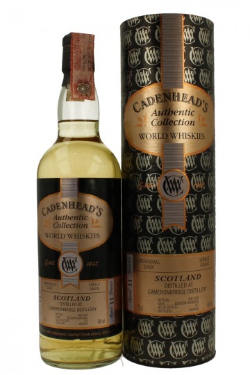 CAMERONBRIDGE 11yo 2000 70cl 64% Cadenhead's -Authentic Collection