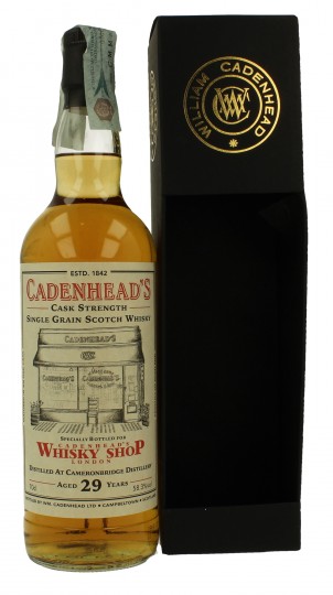 CAMERONBRIDGE 29 Years Old 1989 2018 70cl 58.3% Cadenhead's - Whisky shop London