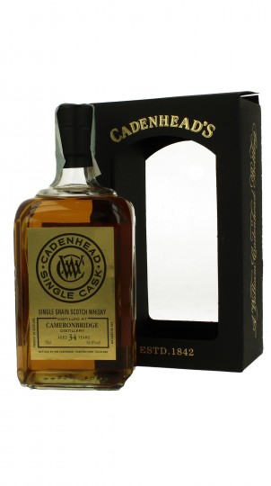 CAMERONBRIDGE 34 Year Old 1984 2018 70cl 52.8% Cadenhead's - Single Cask