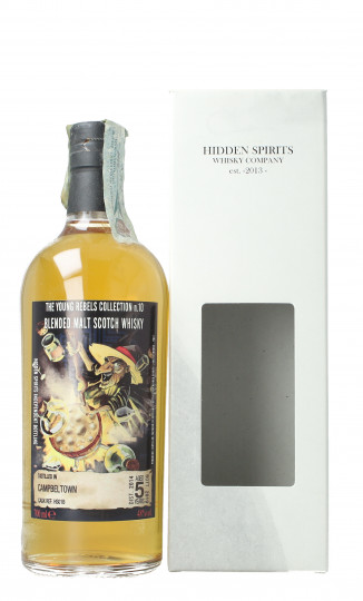 CAMPBELTOWN  Blended malt Scotch Whisky 5 year old 2014 2019 70cl 48% Hidden Spirits -