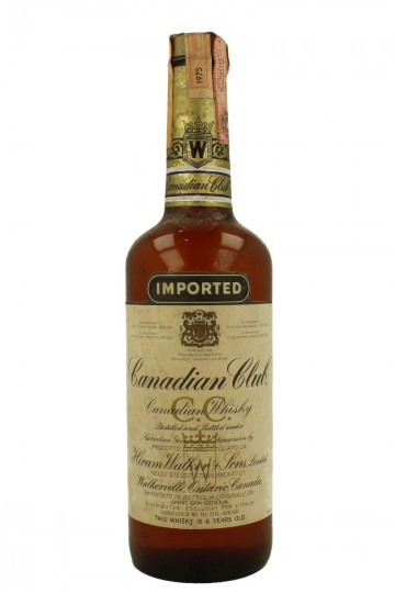 CANADIAN CLUB (2 bottles) bot 60/70's 2x 75cl 43% Hiram Walker