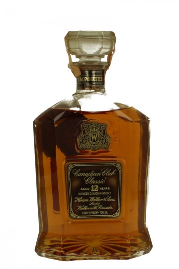 CANADIAN CLUB Classic - Bot.70-80's 75cl 80 US Proof DECANTER