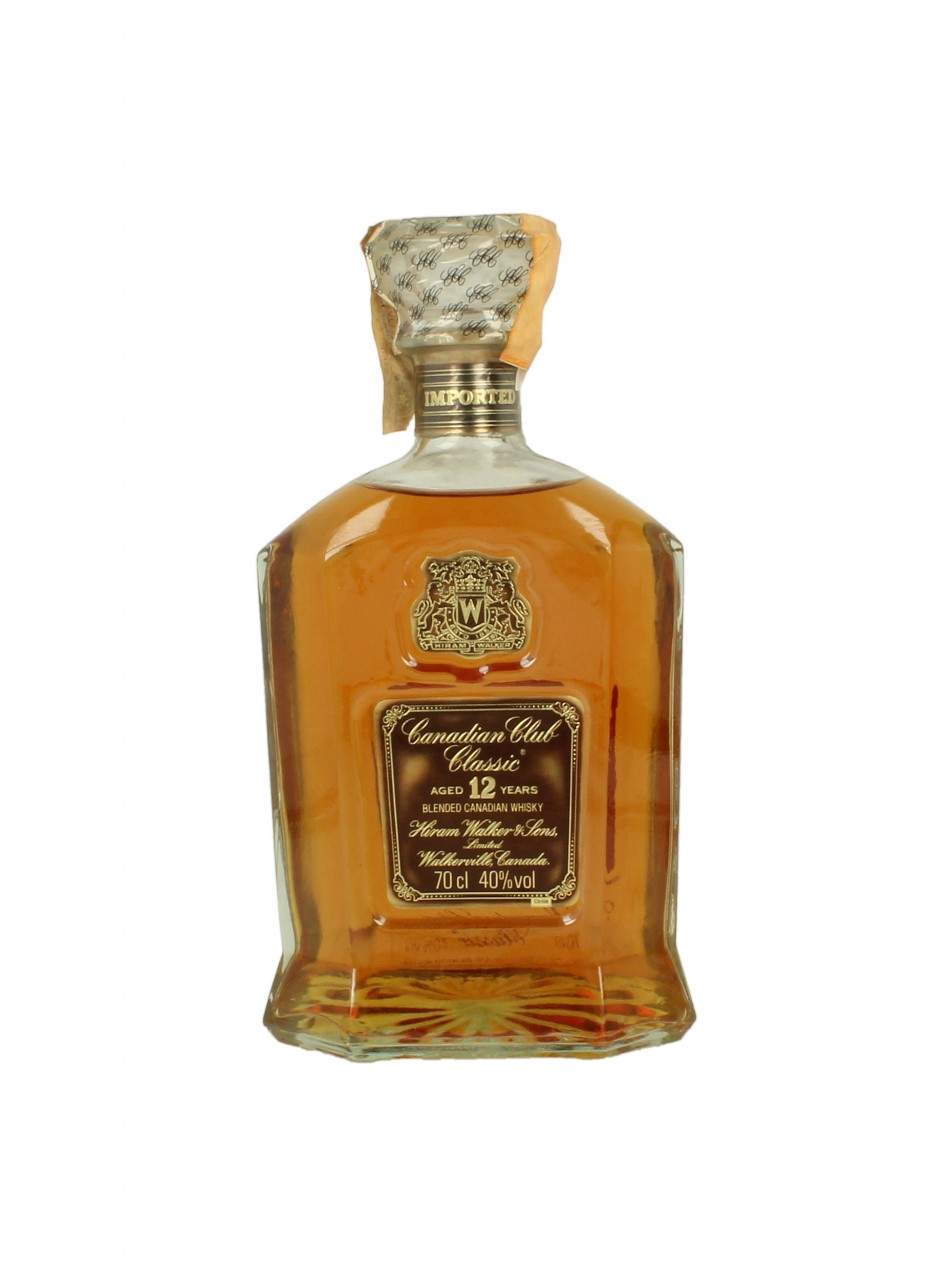 CANADIAN CLUB DECANTER 12 YO 70 CL 40 % - Products - Whisky Antique, Whisky  & Spirits