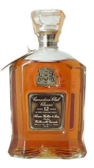 CANADIAN CLUB Whiskey 12 year old 1980 Circa 75cl 40% Ob