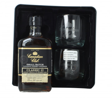CANADIAN CLUB Whiskey 12 year old 37,5cl 40% Ob- gift box