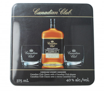 CANADIAN CLUB Whiskey 12 year old 37,5cl 40% Ob- gift box