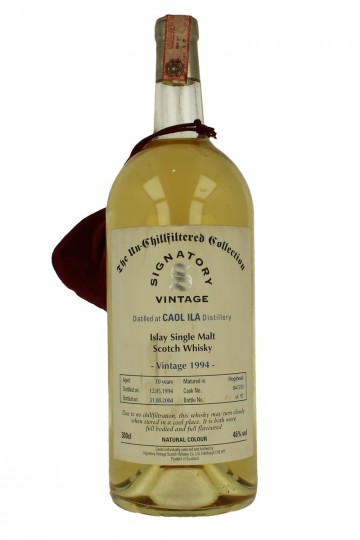 CAOL IL A 10yo 1994 2004 300cl 46% Signatory Cask 04/550-JEROBOAM magnum 3 Lt