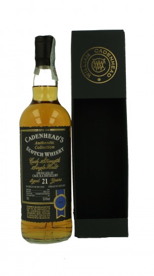 CAOL ILA 21 years old 1991 2002 70cl 53.4% Cadenhead's - Authentic Collection