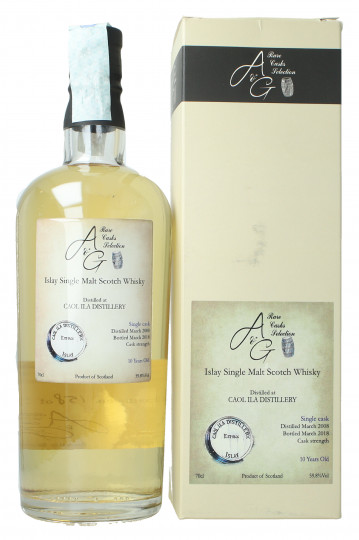 Caol Ila Islay  Scotch Whisky 10 year old 2008 2018 70cl 59.8% A&G