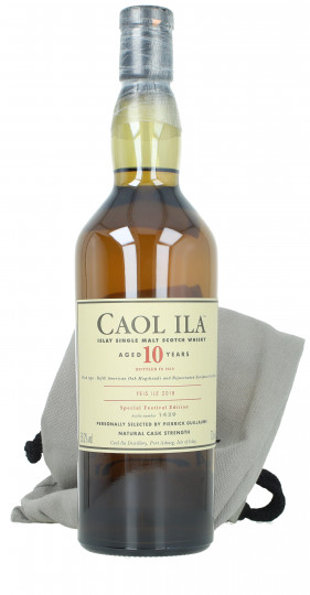 Caol Ila Islay  Scotch Whisky 10 year old 70cl 58.2% Ob- Feis ile 2018
