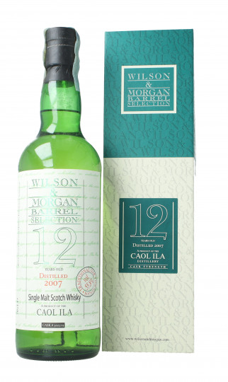 Caol Ila Islay  Scotch Whisky 12 year old 2007 70cl 55.8% Wilson & Morgan  -