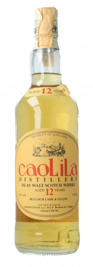 Caol Ila Islay Scotch Whisky 12 Year Old Bot 1980's 75cl 43% Bulloch Lade Co. Zenith Bonfanti