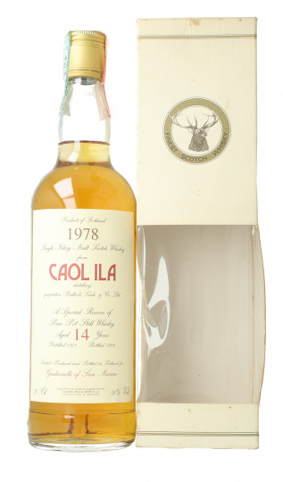 Caol Ila  Islay  Scotch Whisky 14 Year old 1978 70cl 40% Taverna Degli Artisti -Intertrade